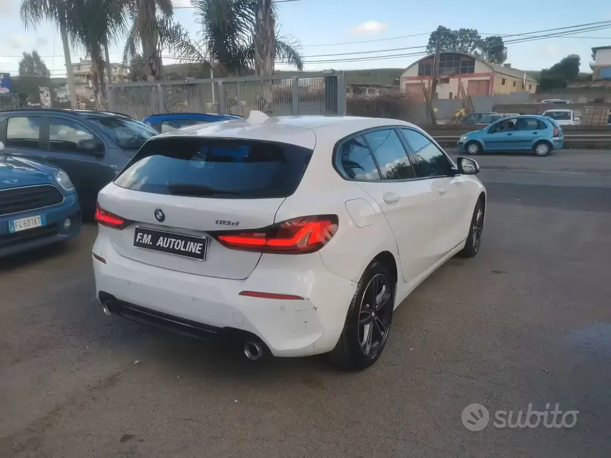 Usata BMW 118 Sport Line 150 CV (110 kW) 2021 Bianco Berlina