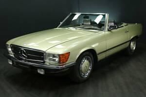 Usata Mercedes SL380 218 CV (160 kW) 1984 Verde Cabrio