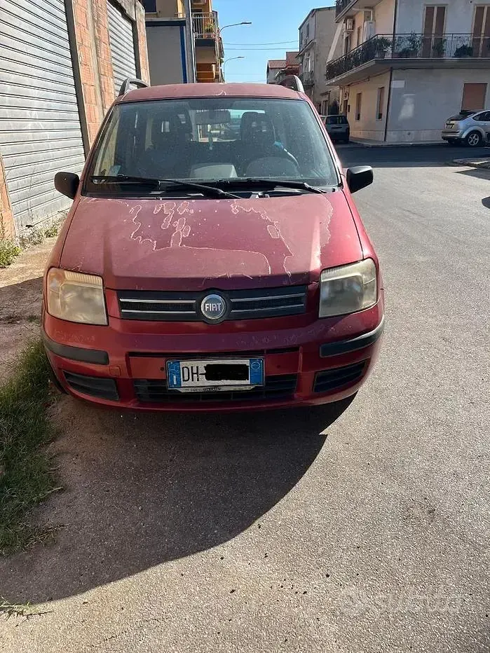 Usata Fiat Panda 60 CV (44 kW) 2006 Rosso Utilitaria