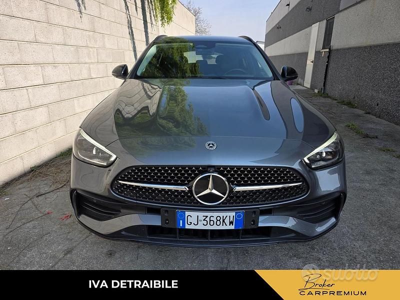 Usata Mercedes C300e Premium Plus 204 CV (150 kW) 2022 Grigio Station wagon