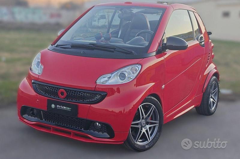 Usata Smart ForTwo Cabrio Passion 71 CV (52 kW) 2008 Rosso Cabrio