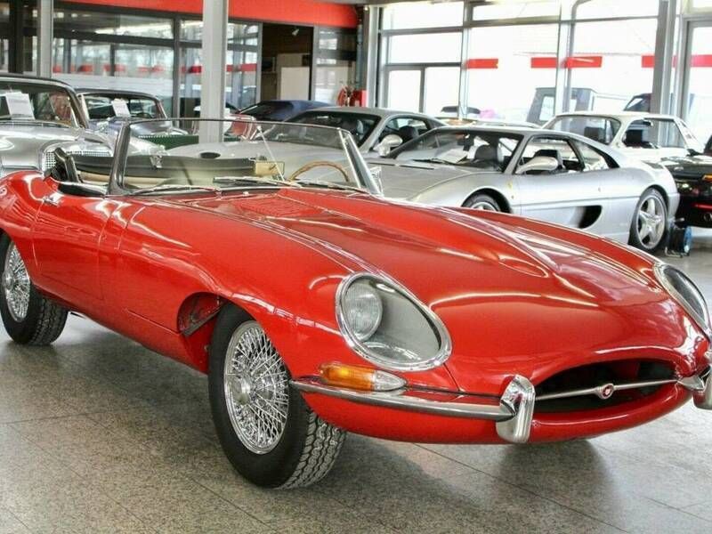 Usata Jaguar E-Type S 269 CV (197 kW) 1963 Rosso Cabrio