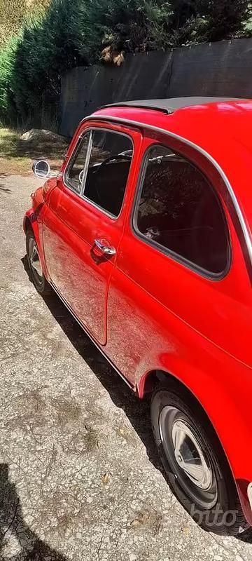 Usata Fiat 500 1970 Rosso Utilitaria