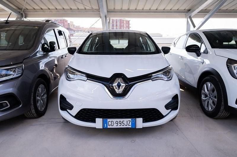 Usata Renault Zoe Life 80 kW (109 CV) 2020 Bianco Utilitaria