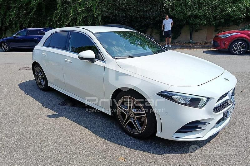 Usata Mercedes A180 Premium 136 CV (100 kW) 2020 Bianco Utilitaria