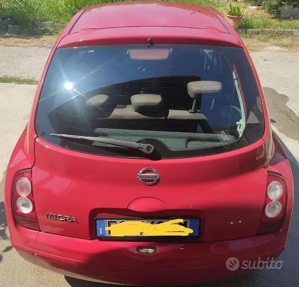 Usata Nissan Micra 80 CV (58 kW) 2010 Rosso Utilitaria