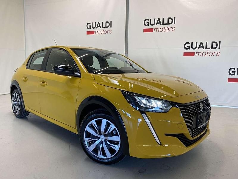 Giallo Usata 2023 Peugeot e-208 Active Due volumi | 17.900 € (Buon prezzo) - Immagine 1/4