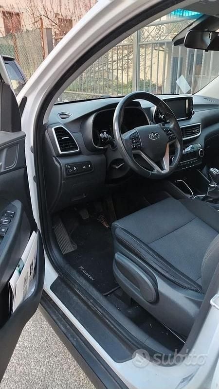 Usata Hyundai Tucson 132 CV (97 kW) 2019 Bianco SUV