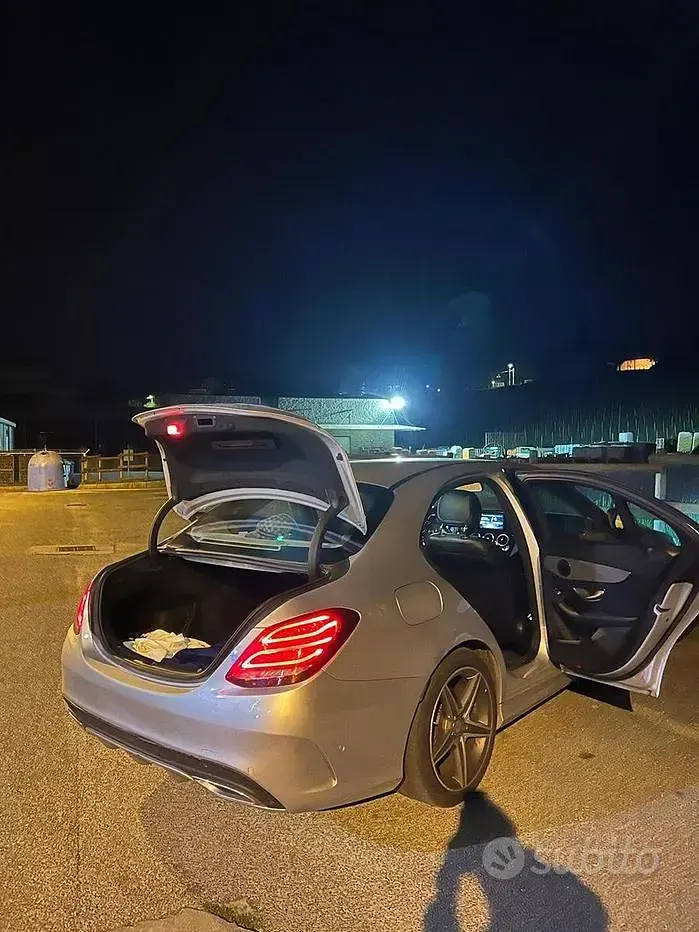 Usata Mercedes C220 170 CV (125 kW) 2017 Grigio Berlina