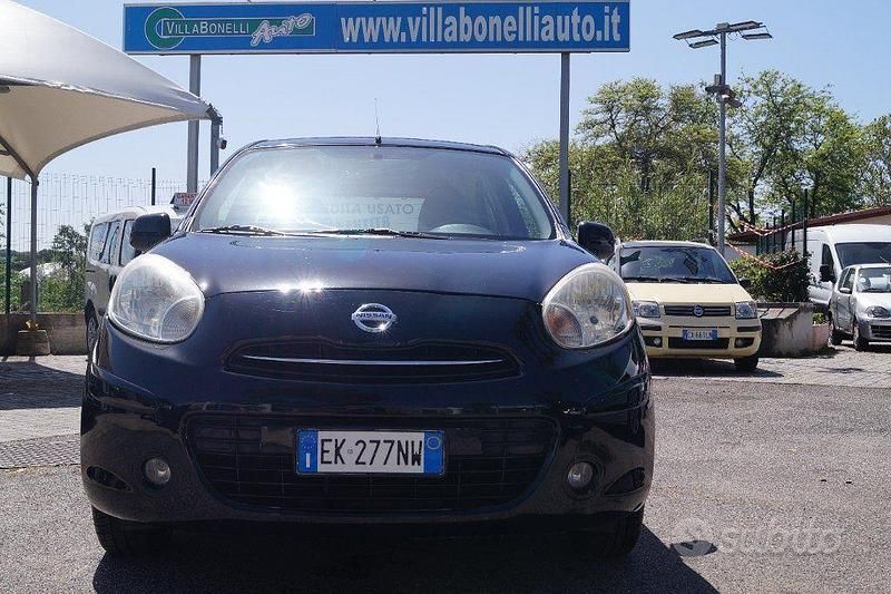 Usata Nissan Micra Acenta 80 CV (58 kW) 2011 Nero Utilitaria