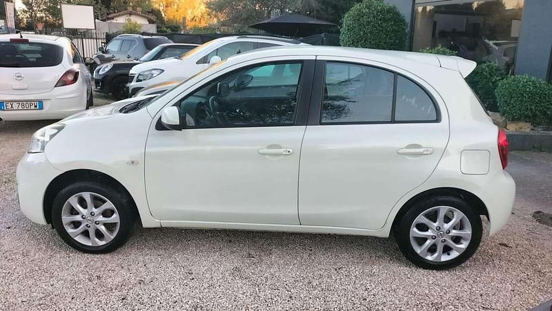 Usata Nissan Micra Acenta 80 CV (58 kW) 2015 Bianco Berlina