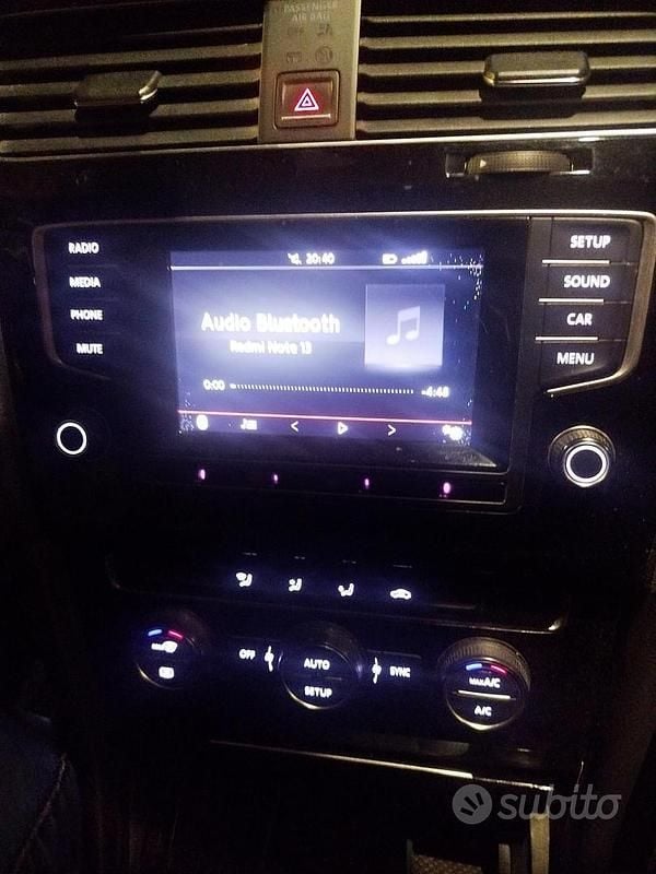 Usata VW Golf VII 150 CV (110 kW) 2013 Bianco Berlina