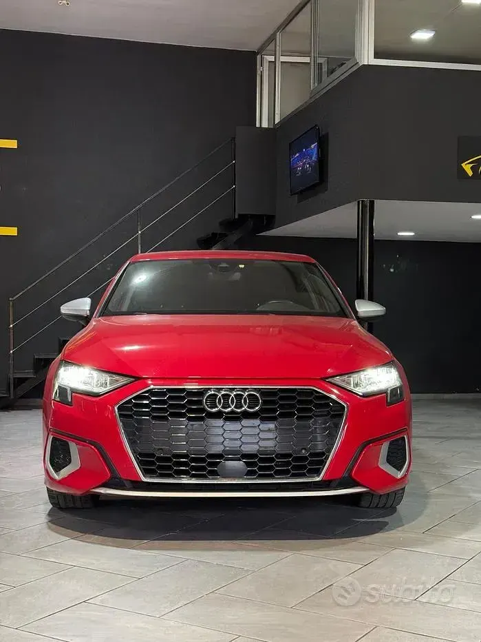 Usata Audi A3 S-Line 116 CV (85 kW) 2021 Rosso Berlina