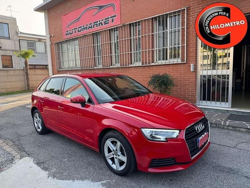 Rosso Usata 2017 Audi A3 Ambiente Tre volumi | 15.990 € (Ottimo prezzo) - Immagine 1/3