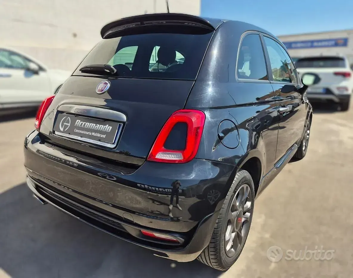 Usata Fiat 500 Sport 69 CV (50 kW) 2018 Nero Utilitaria