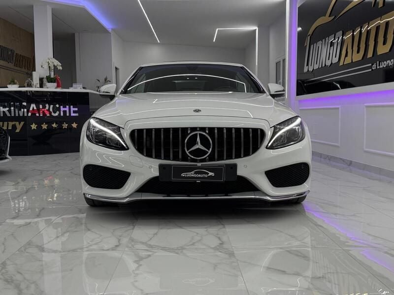 Usata Mercedes C220 Premium Plus 194 CV (142 kW) 2018 Bianco Cabrio