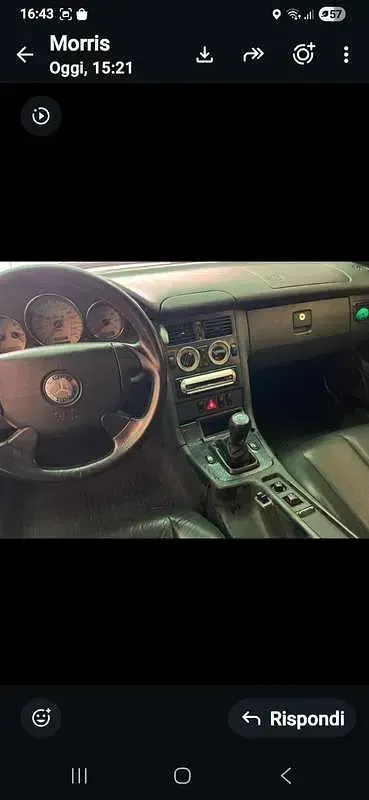 Usata Mercedes SLK200 136 CV (100 kW) 1998 Cabrio