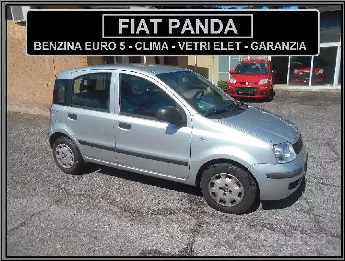 Begagnad Fiat Panda Dynamic 69 HK (50 kW) 2012 Grå Halvkombi