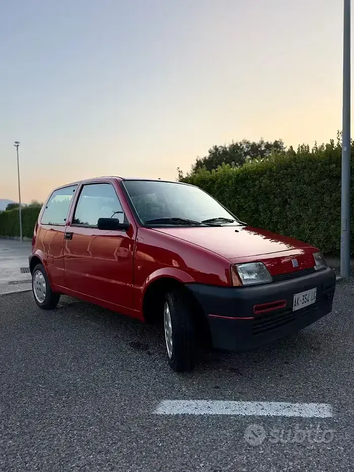 Usata Fiat 500 39 CV (28 kW) 1996 Rosso Berlina