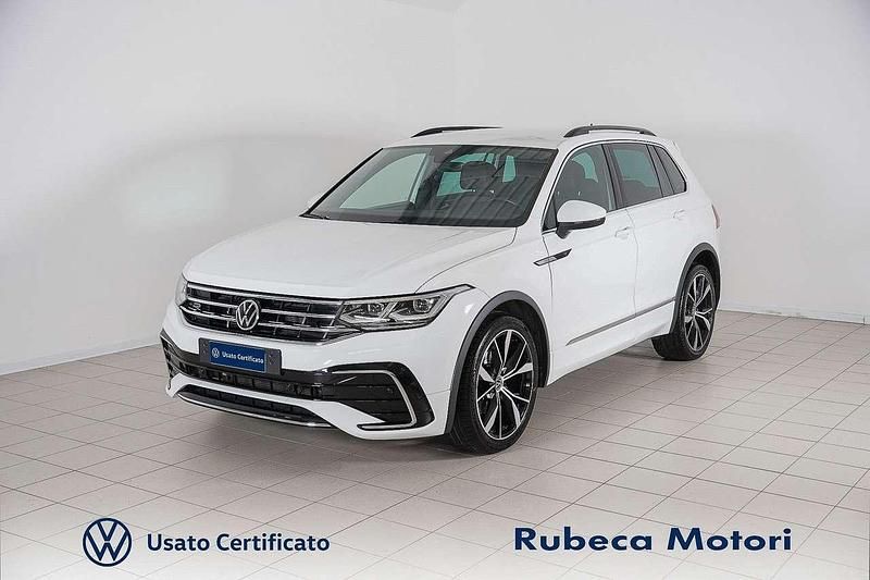 Usata VW Tiguan R-line 150 CV (110 kW) 2022 Bianco SUV