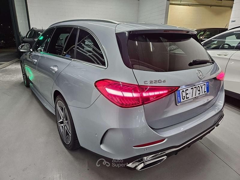Usata Mercedes C220 Premium 200 CV (147 kW) 2021 Argento Station wagon