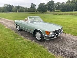 Usata Mercedes SL300 180 CV (132 kW) 1989 Verde Cabrio