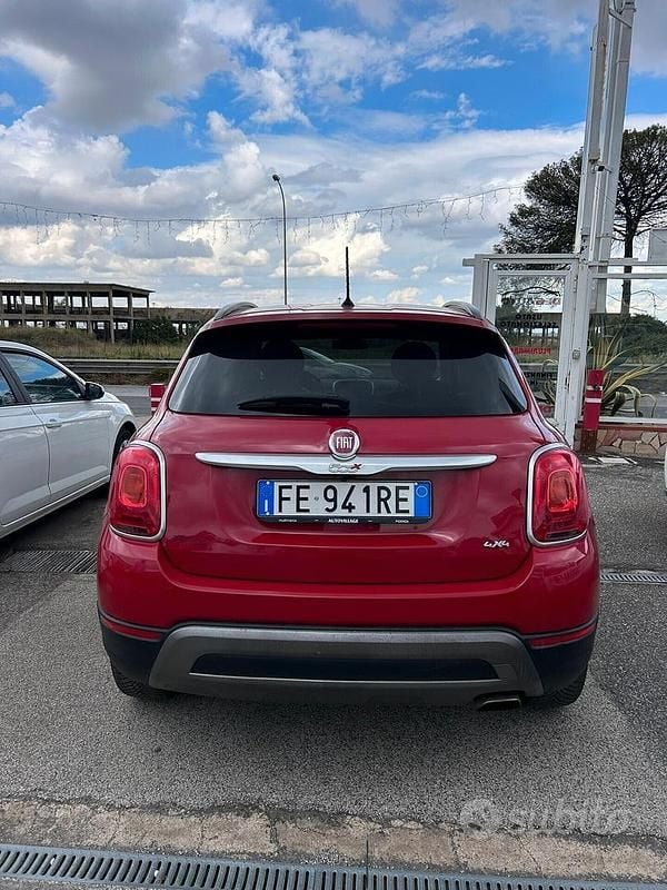 Usata Fiat 500X Cross 170 CV (125 kW) 2017 Rosso SUV