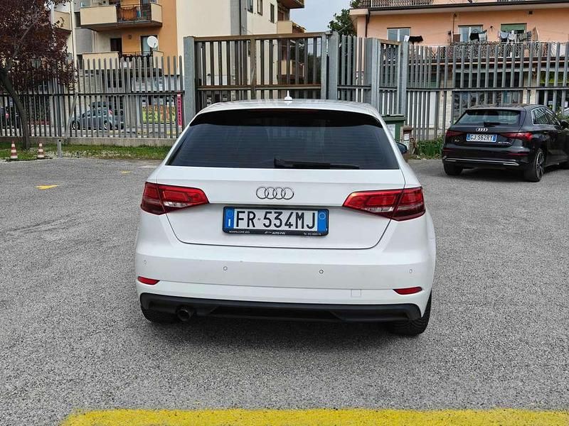 Usata Audi A3 Sport 116 CV (85 kW) 2018 Bianco Berlina