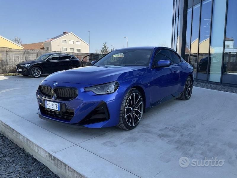 Usata BMW 218 M Sport 156 CV (114 kW) 2024 Blu metallizzato Coupé