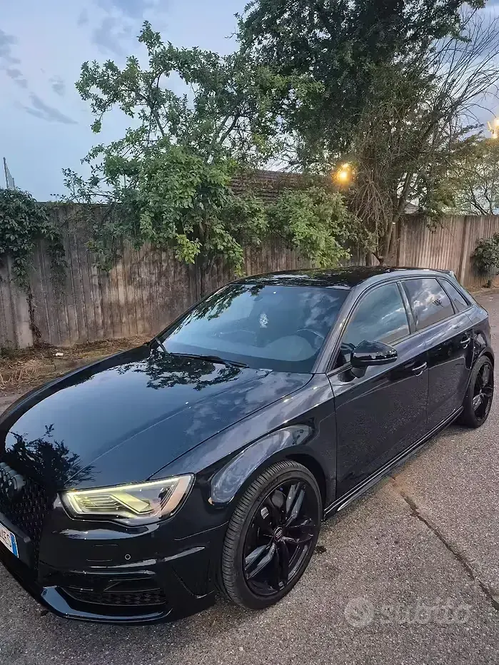 Usata Audi S3 300 CV (220 kW) 2014 Nero Berlina