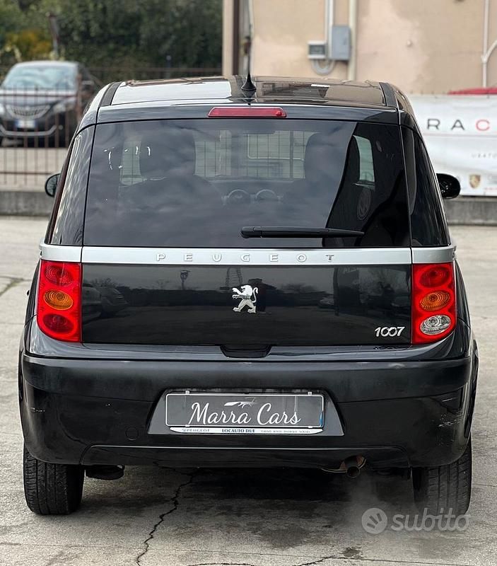 Usata Peugeot 1007 73 CV (53 kW) 2007 Nero Monovolume