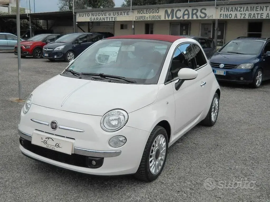 Occasion Fiat 500C Lounge 69 ch (50 kW) 2015 Blanc Cabriolet