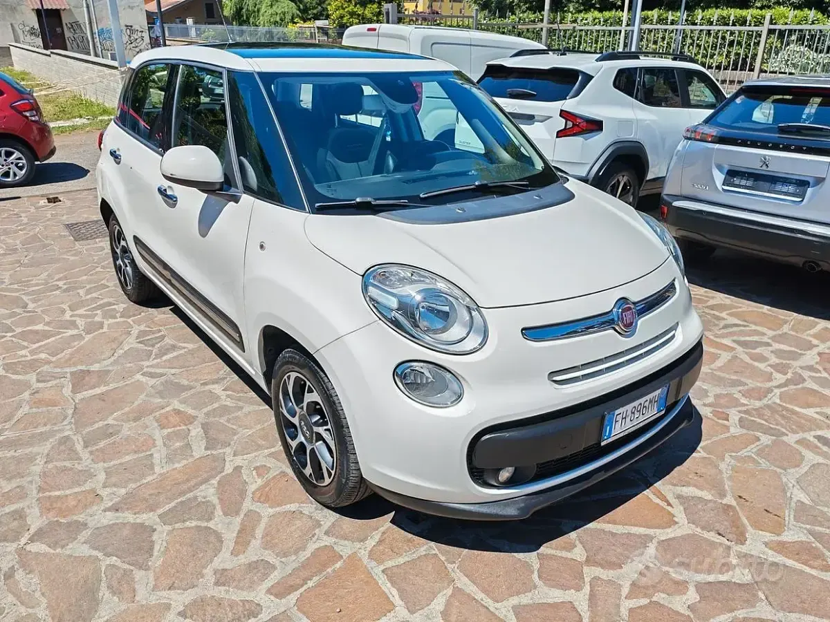 Usata Fiat 500L Lounge 95 CV (69 kW) 2017 Bianco Monovolume