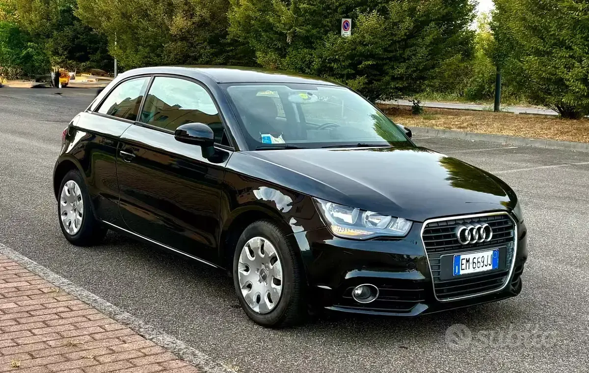 Usata Audi A1 Admired 105 CV (77 kW) 2012 Nero Utilitaria