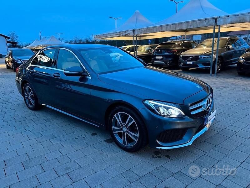Usata Mercedes C220 Premium 170 CV (125 kW) 2015 Grigio Berlina