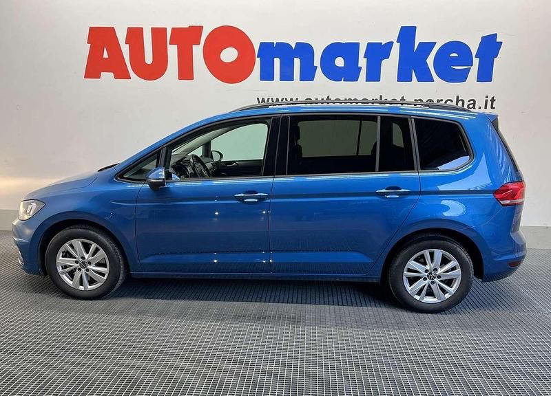 Usata VW Touran Business 150 CV (110 kW) 2021 Blu/azzurro Monovolume