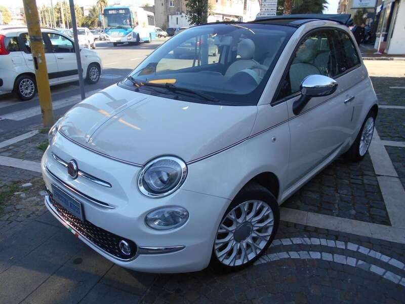 Usata Fiat 500C 69 CV (50 kW) 2017 Bianco Cabrio