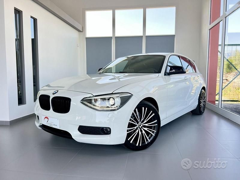 Bianco Usata 2014 BMW 116 Sport Line Due volumi | 11.990 € - Immagine 1/4