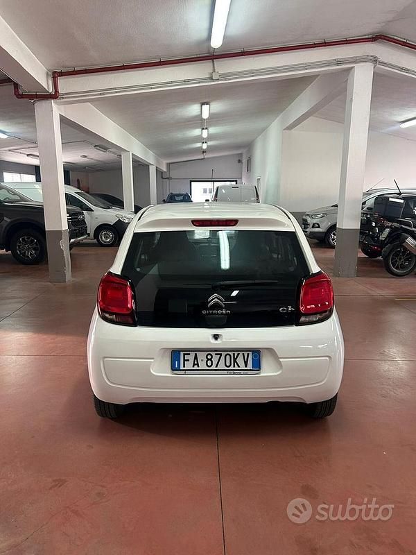 Usata Citroën C1 Feel 69 CV (50 kW) 2015 Bianco Utilitaria