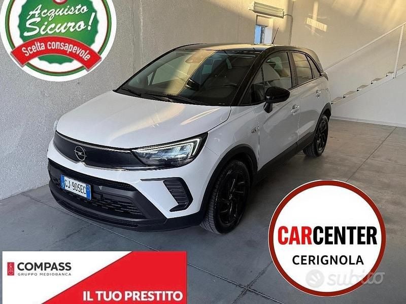 Bianco Usata 2022 Opel Crossland Design Edition SUV | 10.490 € (Ottimo prezzo) - Immagine 1/4
