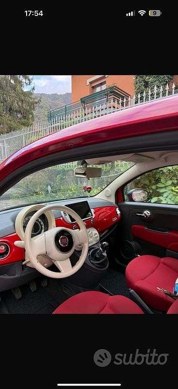 Usata Fiat 500 Pop 69 CV (50 kW) 2012 Rosso Berlina