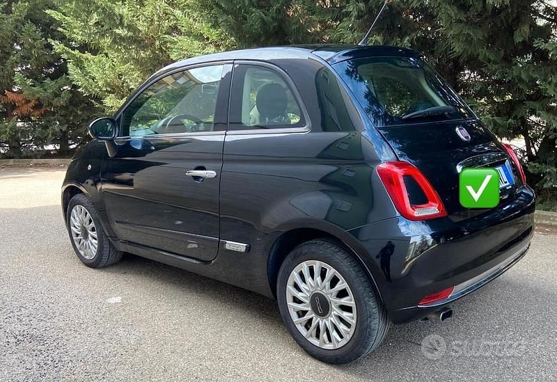 Usata Fiat 500 75 CV (55 kW) 2010 Nero Berlina