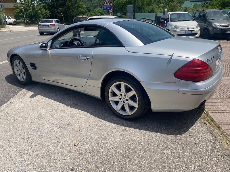 Usata Mercedes SL500 Chrome 244 CV (179 kW) 2006 Argento Cabrio