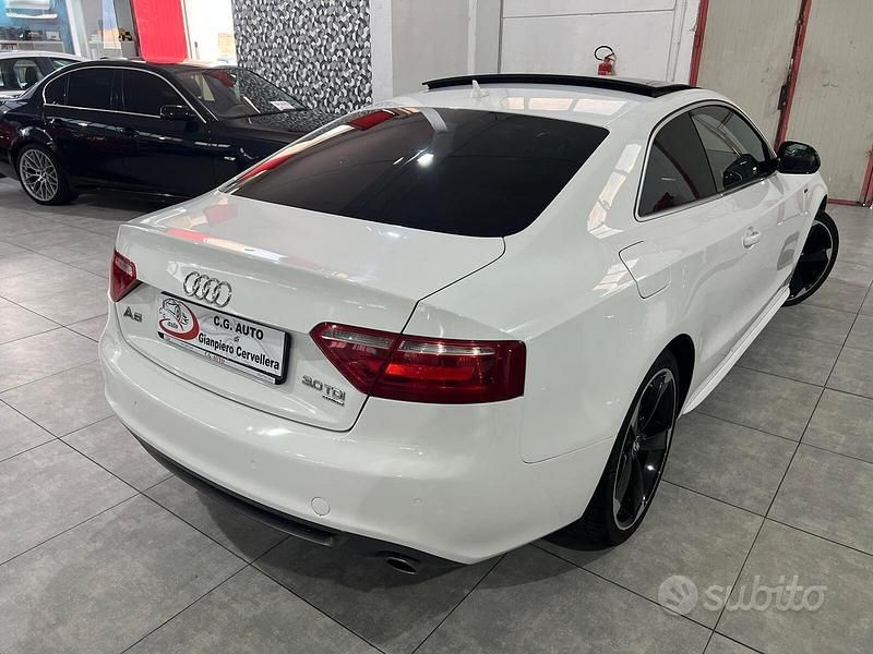 Usata Audi A5 S-Line 240 CV (176 kW) 2009 Bianco Coupé