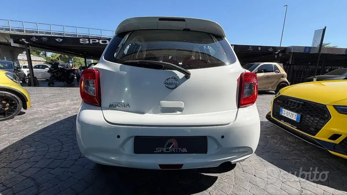 Usata Nissan Micra Acenta 80 CV (58 kW) 2016 Bianco Utilitaria