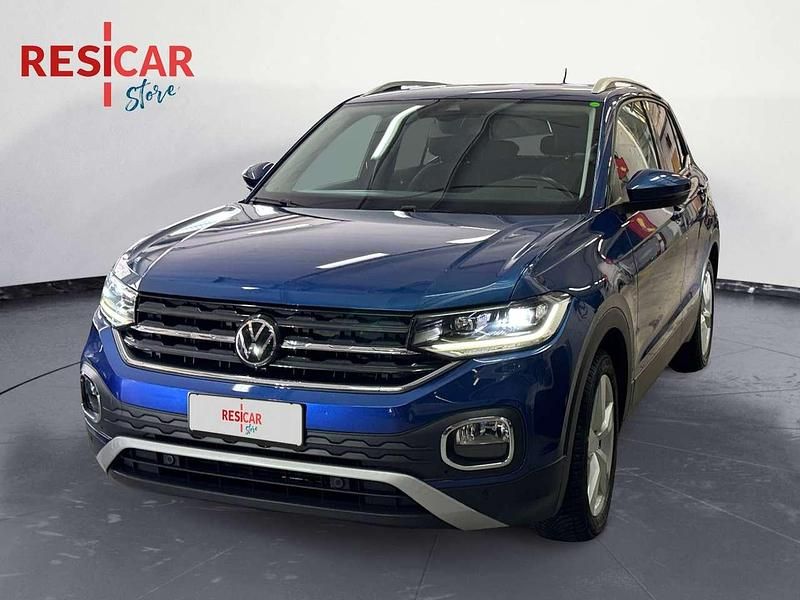 Usata VW T-Cross Advance 110 CV (80 kW) 2021 Blu SUV