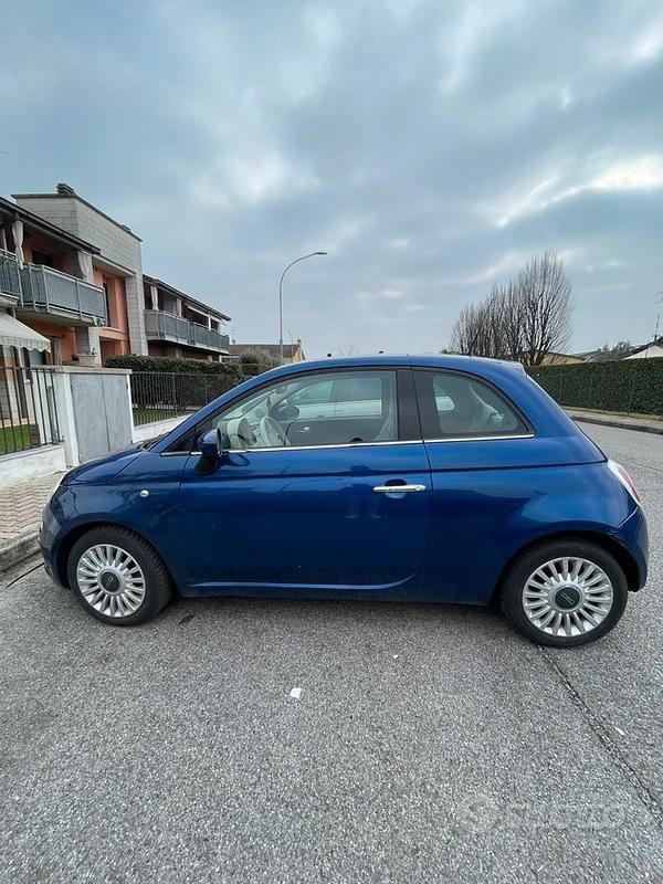 Usata Fiat 500 Pop 69 CV (50 kW) 2009 Blu Berlina