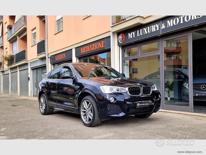 Usata BMW X4 M Sport 190 CV (139 kW) 2018 Nero SUV
