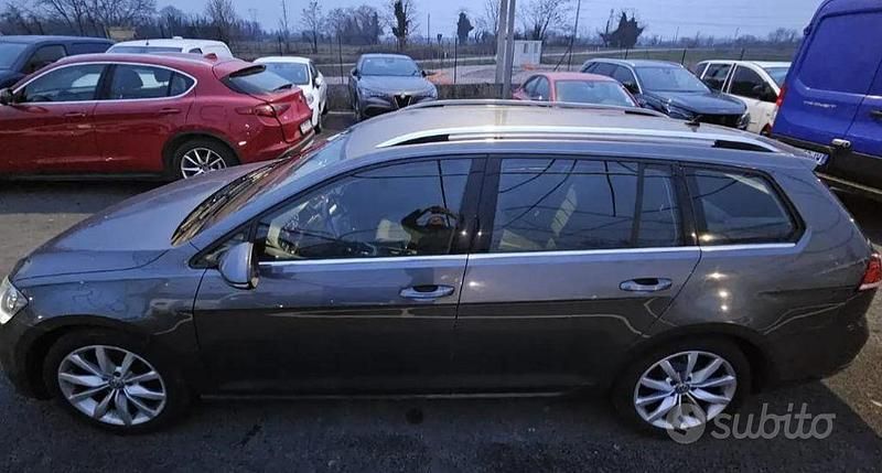 Usata VW Golf VII Executive 150 CV (110 kW) 2018 Grigio Station wagon