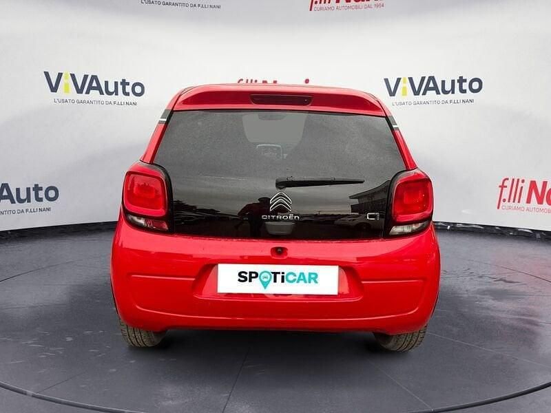 Usata Citroën C1 72 CV (52 kW) 2019 Rosso Utilitaria